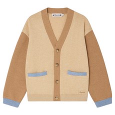 Bonpoint EDOUARD 棉與喀什米爾開襟衫 S06BCAK00002