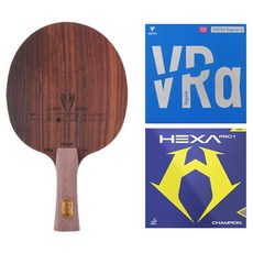 Loki Kirin K10 FL 桌球拍 + Ventus Regular Alpha 粉紅色 + Hexa Pro 1 膠皮套組, 1套, 單一商品