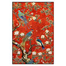 썬앤드림 복고풍 유화 빈티지 그림 인테리어 액자 스타일 R, 블랙