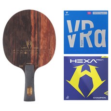 Loki Kirin K9 FL 桌球拍 + Ventus Regular Alpha 粉紅色 + Hexa Pro 1 膠皮套組, 1套, 單一商品