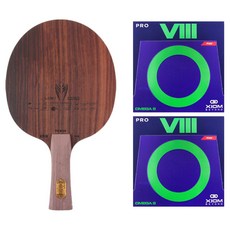 Loki 麒麟 K10 FL 桌球拍 + Omega 8 Pro 雙面膠皮套組, 1套, 單一商品
