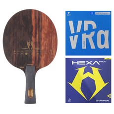 Loki Kirin K9 FL 桌球拍 + Ventus Regular Alpha 藍色 + Hexa Pro 1 膠皮套組, 1套, 單一商品