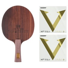 Loki 麒麟 K10 FL 桌球拍 + VEGA TOUR 雙面膠皮套組, 1套, 單一商品