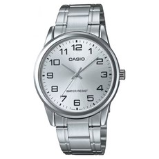 CASIO 卡西歐 男士石英金屬腕錶 MTP-V001D-7B + 電池更換券套組