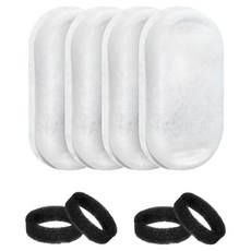 로제코 2리터 3.2리터 자동급수기 전용필터 세트, 4세트