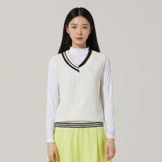 HALEY 女款V領撞色背心馬甲 HSATT1005