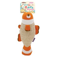 캐티맨 박박 스크래쳐 인형 흰둥가리, 오렌지, 1개