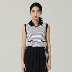 HALEY 女款針織領無袖T恤 HUATT1023