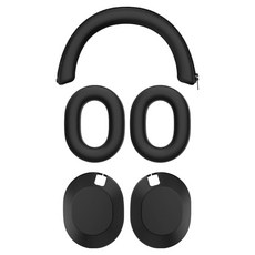 디스티프 소니 헤드폰 실리콘 보호 커버 케이스 세트, 블랙, WH-1000XM6