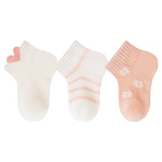 STARDOOR 新生兒粉彩亮點襪子3件組