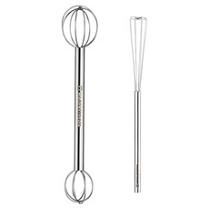 WAGENSTEIGER 全不鏽鋼攪拌計量棒 + 方形小型打蛋器組合, 單一顏色, 1套