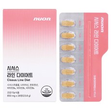 NUON 시서스 라인 다이어트 23.8g, 1개, 28정