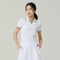 HALEY 女款V領開襟領短袖Polo衫 HUAKT1015
