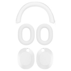 디스티프 소니 헤드폰 실리콘 보호 커버 케이스 세트, 화이트, WH-1000XM6