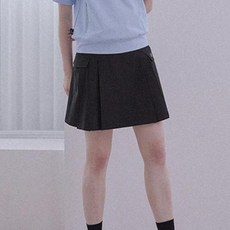 HALEY 女款側邊褶飾百褶褲裙 HSCWK1215