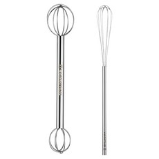 WAGENSTEIGER 全不鏽鋼攪拌計量棒 + 圓形大號打蛋器套組, 單一顏色, 1套