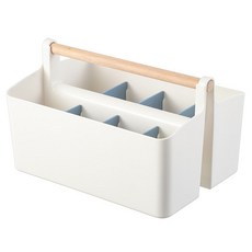 앞날창창 문구류 수납 정리함 25 x 18 x 15 cm, 블루, 1개