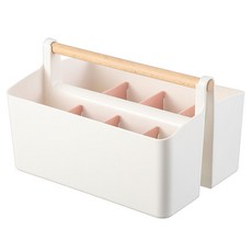 Apnalchangchang 文具收納整理盒 33.5 x 17.3 x 16.7 cm, 粉紅色, 1個
