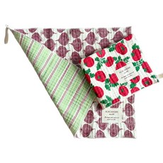 ACACIA HOME 四層紗布擦手巾 36 x 30 cm 2件組, 番茄, 洋蔥, 1套