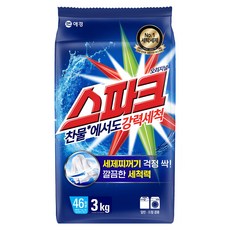 Spark 洗衣粉補充包 原味, 3kg, 1個