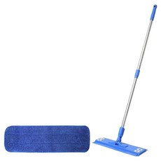 Clean Trouble Shooter 2段式舒適腰部寬版拖把 + 濕拖布補充組, 1套