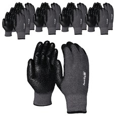 HAND MAX 強力握感冬季NBR工作手套 雙手穿戴組 M, 10套