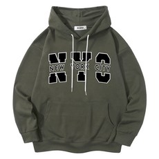 ILLUSO 男女通用 柔軟特級雙面布料 NYC紐約市 連帽T恤