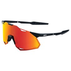 100 EYEWEAR Hypercraft Soft Tact Hyper 鏡面鏡片護目鏡, 黑色 + 紅色, 1個