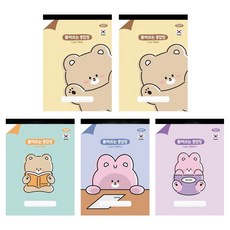 펜피아 3000 무선 제본 뜯어쓰는 종합장, 랜덤발송, 5개 랜덤발송, 5개