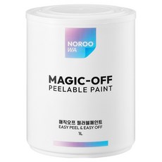 노루와 매직오프 상도 필러블 페인트, MC 2024A Scale Gray, 1개, 1L