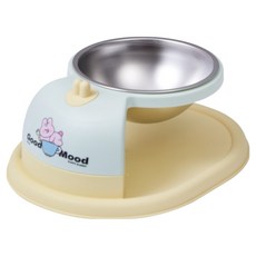 PASTEL PET 寵物好心情不鏽鋼餐具, 黃色, 1個