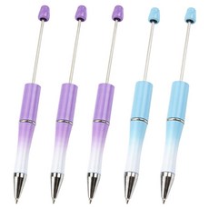 디자인랩 DIY 비즈 꾸미기 볼펜대 소프트블렌드 라일락크림 3p + 스카이밀크 2p 세트, 라일락크림, 스카이밀크, 1세트