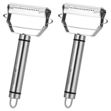 Balunfini 不鏽鋼 304 多功能刨絲削皮器, 2個, 單一顏色