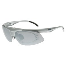 FILA 斐樂 男士運動太陽眼鏡 FLG7002, 灰色 140, 1個