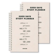 ARDIUM Good Days 學習計畫本, 象牙白, 2個