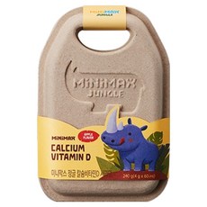 미니막스 동아제약 정글 칼슘비타민D 사과맛 240g, 60정, 1개