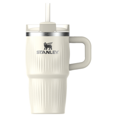 스탠리 퀜처 H2.0 플루티드 텀블러, 크림 글로스, 591ml, 1개 크림 글로스, 591ml, 1개
