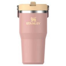 스탠리 아이스플로우 플립 스트로 2.0 텀블러, 피치 로즈, 591ml, 1개