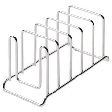 JAJU 不鏽鋼絲多功能餐具架, 鋼灰色, 1個