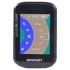 iGPSPORT 자전거 GPS 속도계 컬러 터치 한글지원 BSC300T, 1개, 블랙