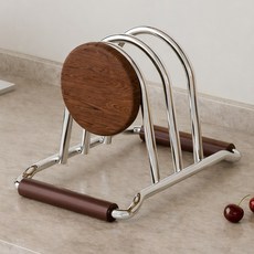 휘경일 스테인리스 도마 거치대 원형, 10.5 x 14 x 10.2 cm, 1개
