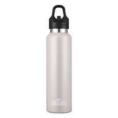 GER 泰 一鍵速開316不鏽鋼真空保溫杯, 米白色, 1個, 880ml