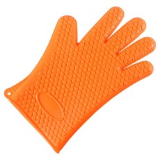 KOVIRA 실리콘 오븐 냄비 장갑 14.5 x 27 cm, 오렌지, 1개