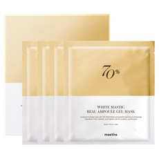 mastina 白乳香真實安瓶凝膠面膜, 1個, 4入