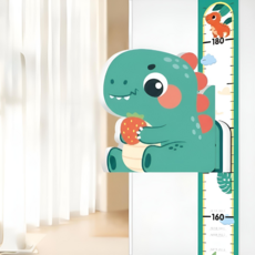 Soksokchaeum 易於黏貼的身高尺壁貼 幸福小恐龍, 混合色