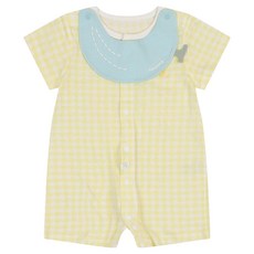 agabang 新生兒用巴阿班索棉質連身衣 + 圍兜 + 包裝 + 購物袋禮盒組