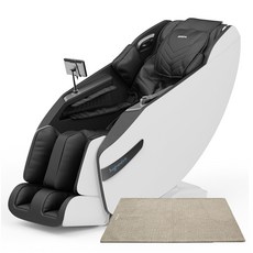 제스파 듀얼코어 소노디아 엣지 안마의자 전용 러그 방문설치, 화이트블랙(안마의자), 브라운(러그), 안마의자(ZPC3269), 러그(ZP540)