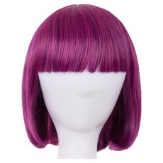 마다꾸미 단발머리 데일리 전체가발, 10 마젠타뱅, 1개