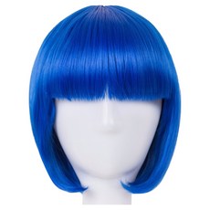 마다꾸미 단발머리 데일리 전체가발, 12 로얄블루뱅, 1개 12 로얄블루뱅, 1개