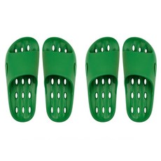 바나코 토브 EVA 미끄럼 방지 컬러 슬리퍼, 2개, GREEN